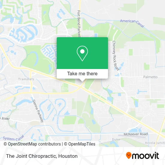 The Joint Chiropractic map