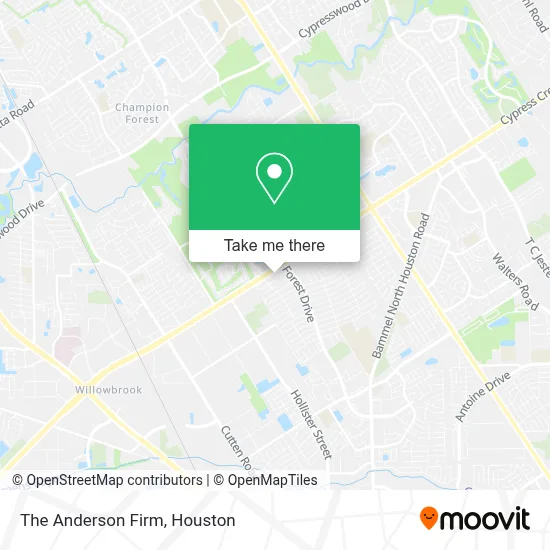 The Anderson Firm map