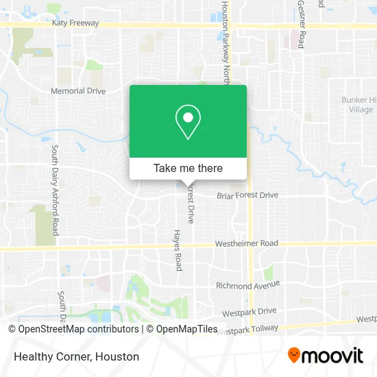 Healthy Corner map