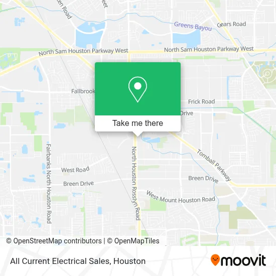 All Current Electrical Sales map