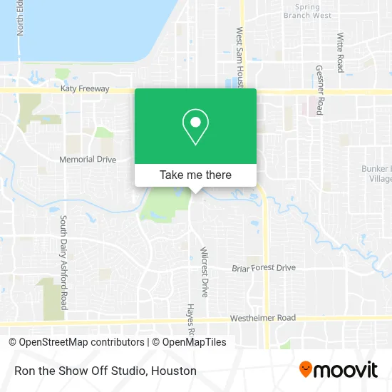 Ron the Show Off Studio map
