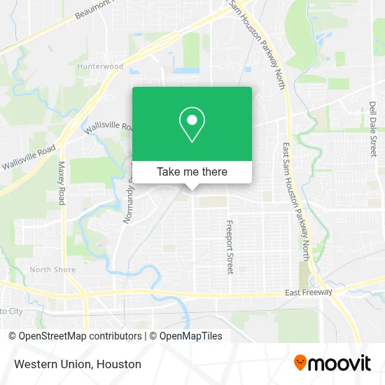 Western Union map