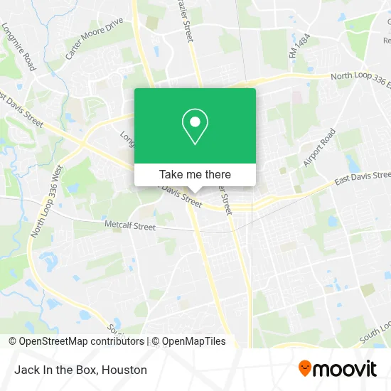 Jack In the Box map
