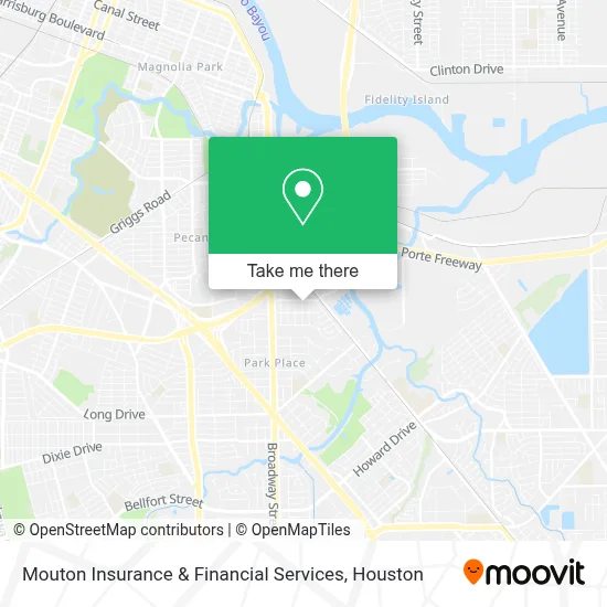 Mouton Insurance & Financial Services map