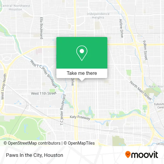 Paws In the City map