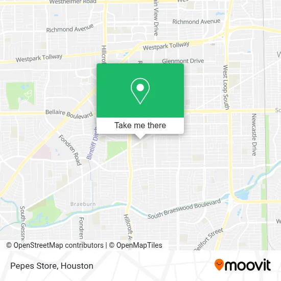 Pepes Store map