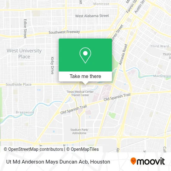 Ut Md Anderson Mays Duncan Acb map