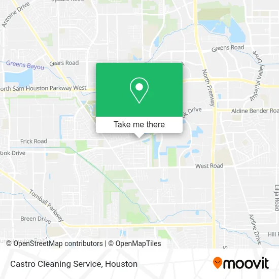 Castro Cleaning Service map