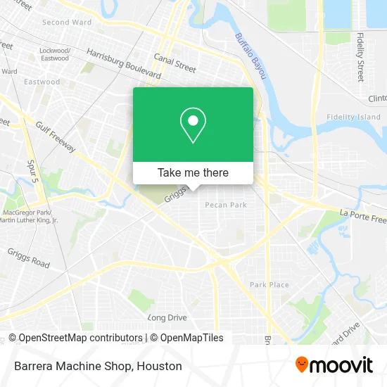 Barrera Machine Shop map