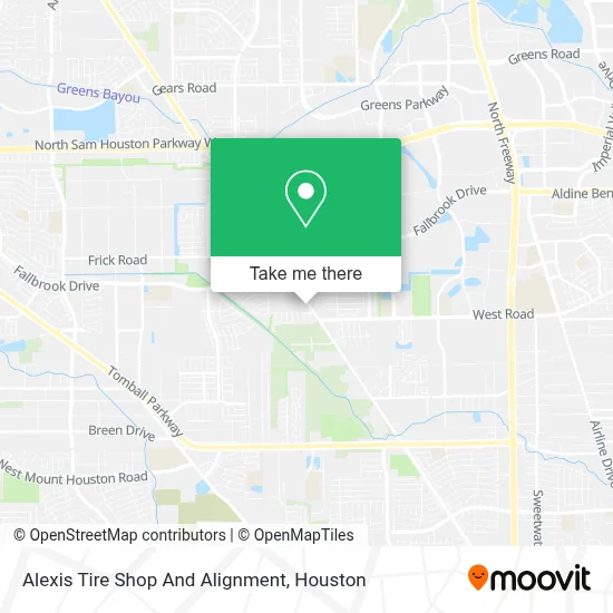 Alexis Tire Shop And Alignment map