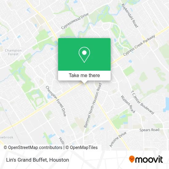 Lin's Grand Buffet map