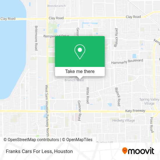 Franks Cars For Less map