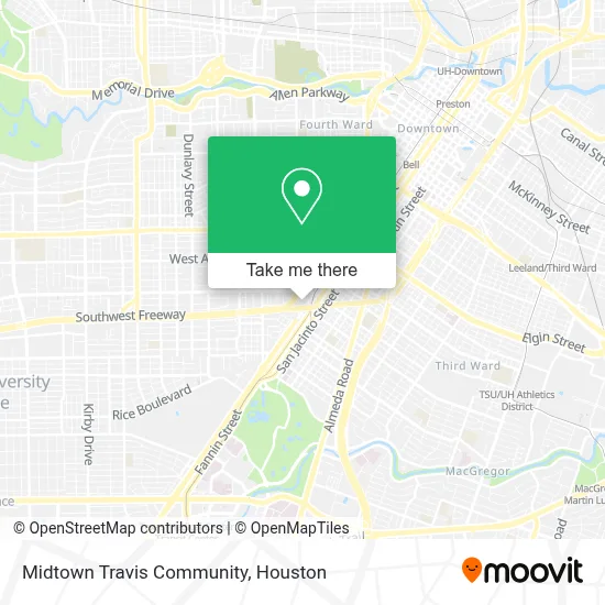 Midtown Travis Community map