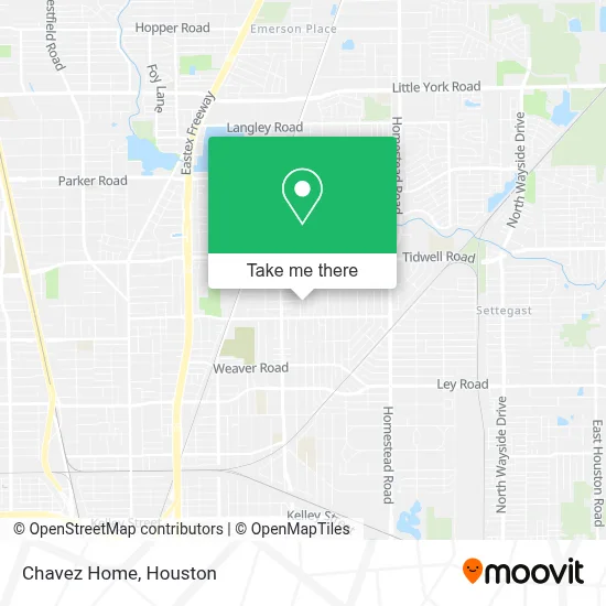 Chavez Home map