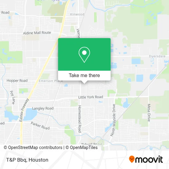 T&P Bbq map