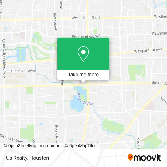 Us Realty map