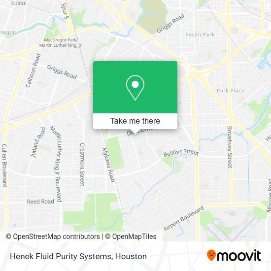 Henek Fluid Purity Systems map