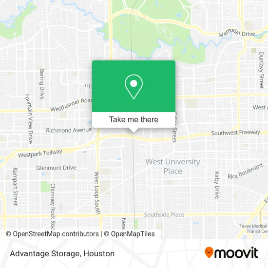 Advantage Storage map