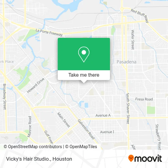Vicky's Hair Studio. map