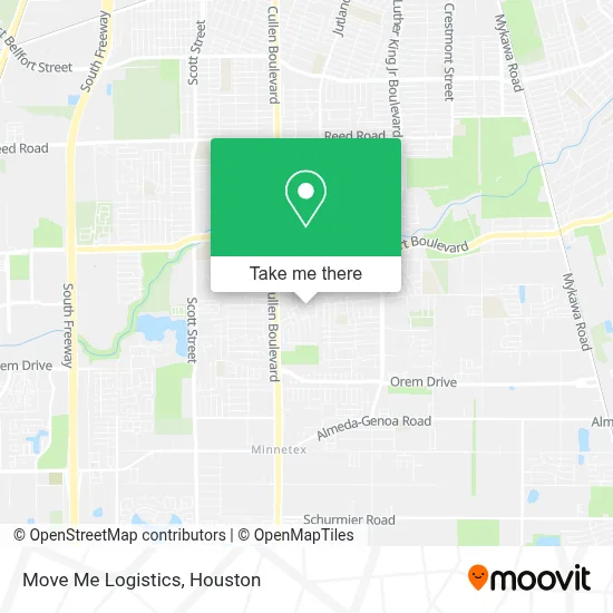 Move Me Logistics map