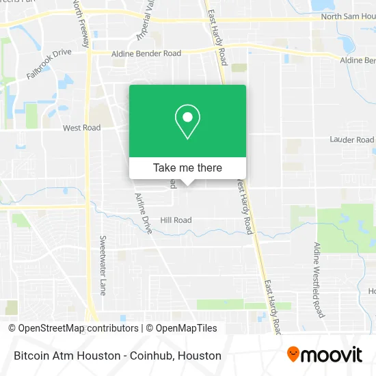 Bitcoin Atm Houston - Coinhub map