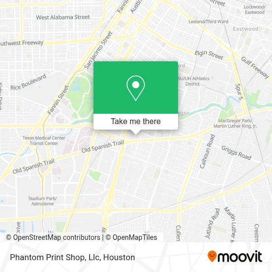 Phantom Print Shop, Llc map