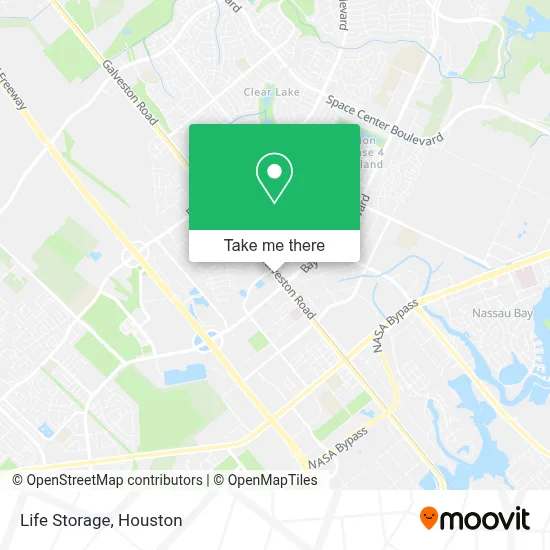 Life Storage map