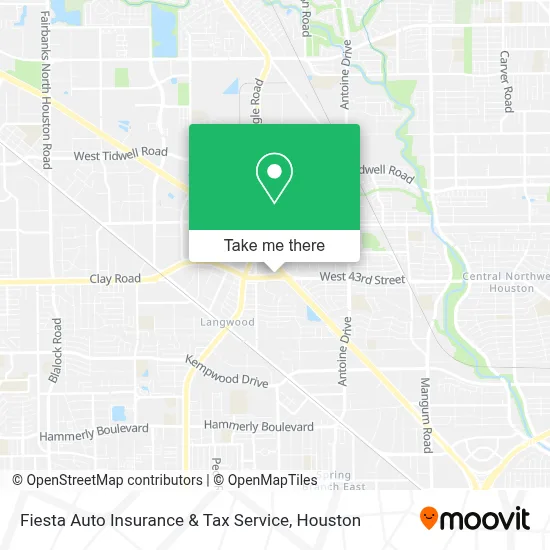 Fiesta Auto Insurance & Tax Service map