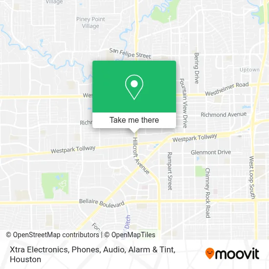 Xtra Electronics, Phones, Audio, Alarm & Tint map