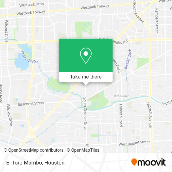 El Toro Mambo map