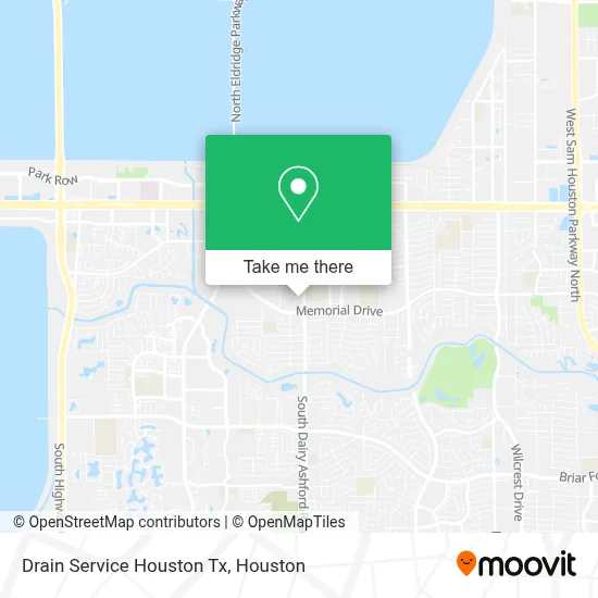 Drain Service Houston Tx map