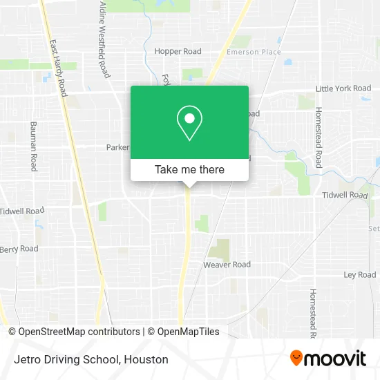 Jetro Driving School map