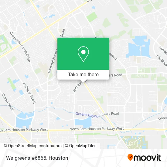 Walgreens #6865 map