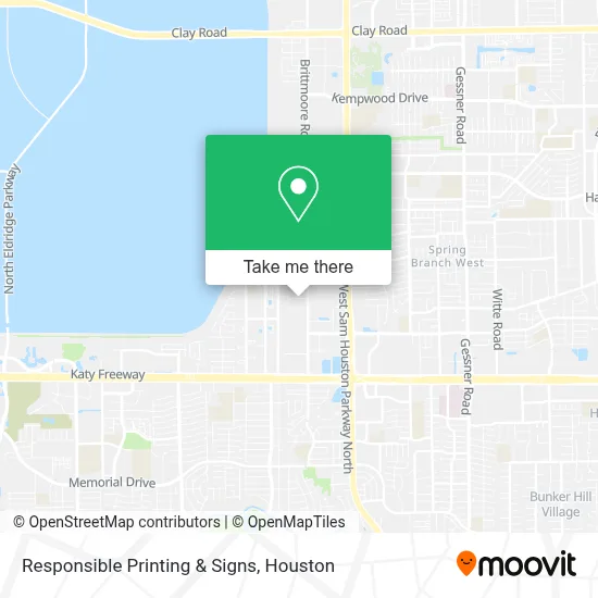 Responsible Printing & Signs map