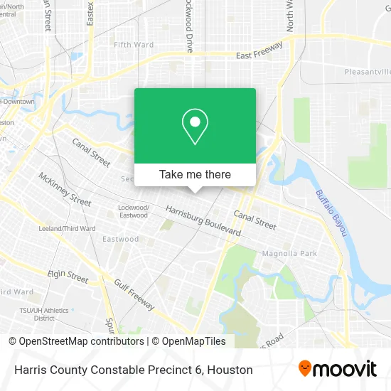 Harris County Constable Precinct 6 map
