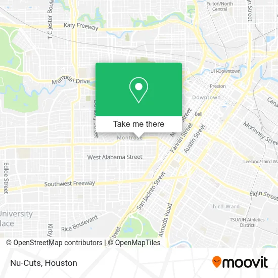 Nu-Cuts map