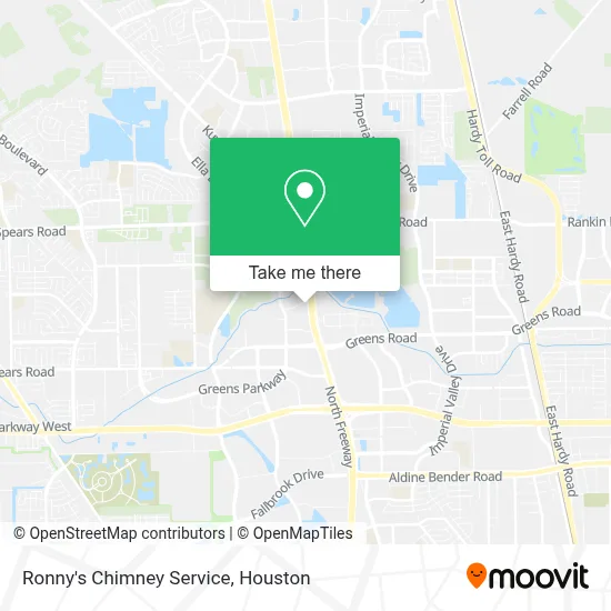 Ronny's Chimney Service map
