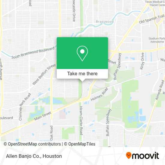 Allen Banjo Co. map