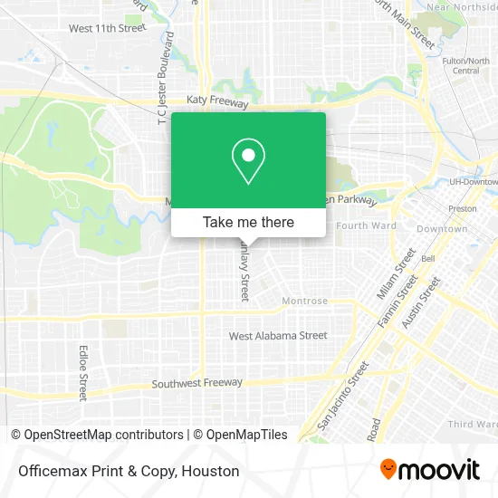 Officemax Print & Copy map