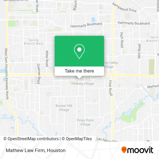 Mathew Law Firm map