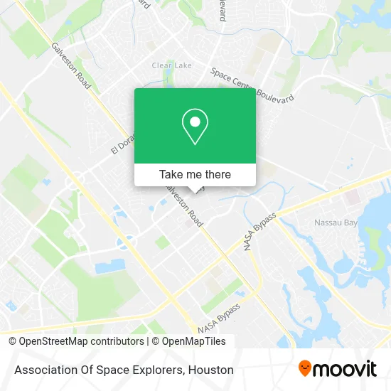 Association Of Space Explorers map