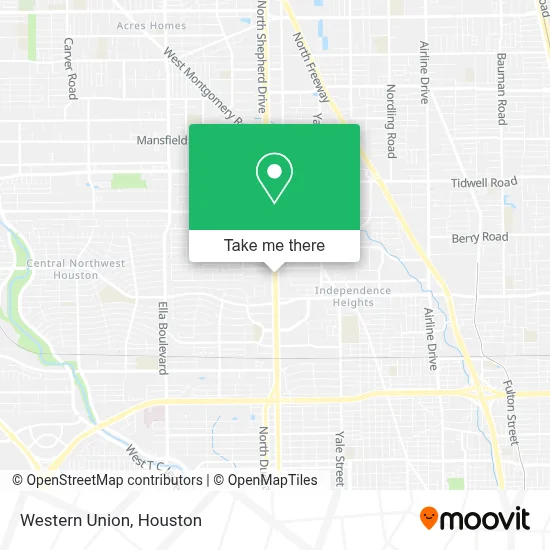 Western Union map