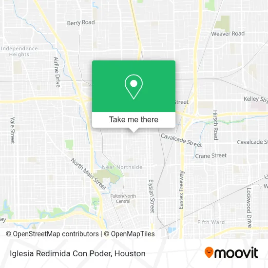Iglesia Redimida Con Poder map