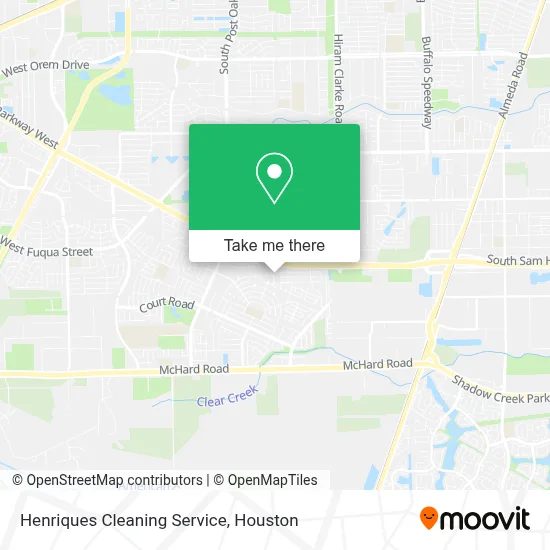 Henriques Cleaning Service map