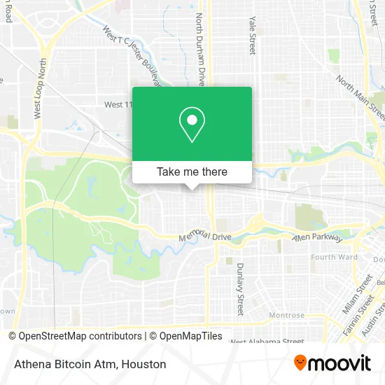 Athena Bitcoin Atm map