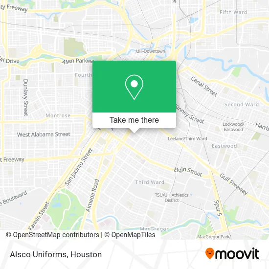 Alsco Uniforms map
