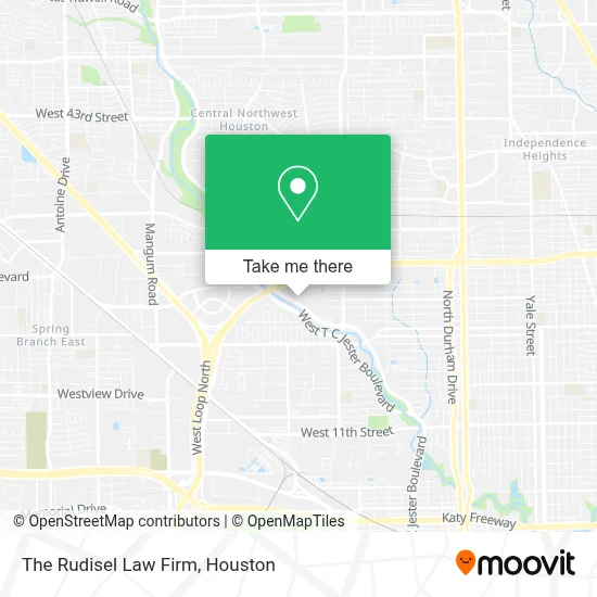 The Rudisel Law Firm map