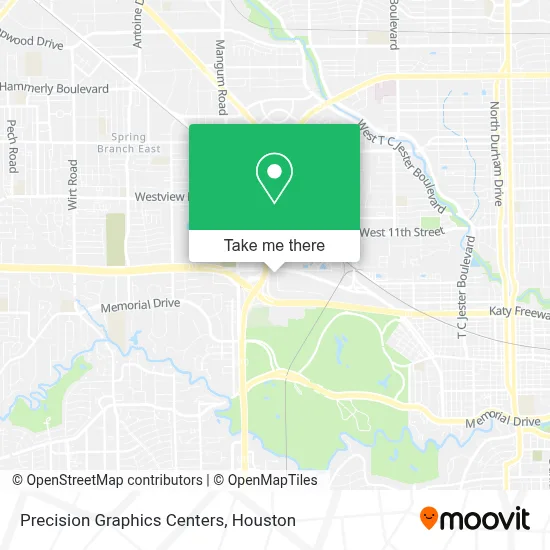 Precision Graphics Centers map