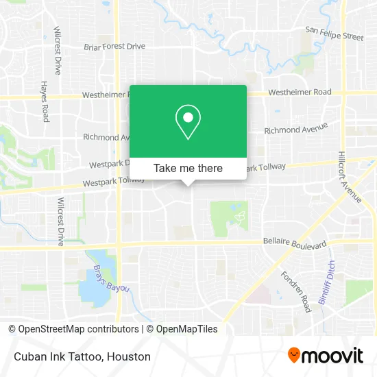 Cuban Ink Tattoo map