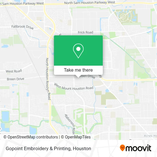 Gopoint Embroidery & Printing map